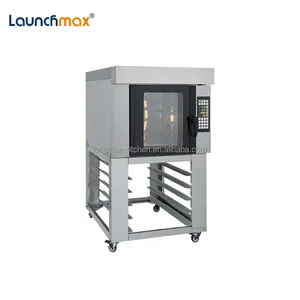 Industrial 5 Trays Rotary Commercial Electric digital Convection Oven with steam bakery Baking Oven