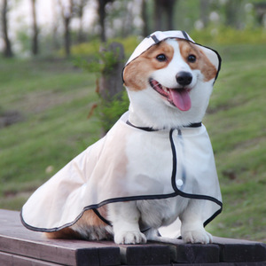 Impermeable para mascotas ChongTa de TPU para perros pequeños, a prueba de lluvia, para todas las estaciones, para Corgi, Bulldog Francés, Shiba Inu, Teddy - Product Image 1