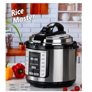 Smart 3L Electric Pressure Cooker with Non Stick Pot LED Display and Multi Function <b>Kitchen</b> Cooking System Rice Cookers - Product Image 3