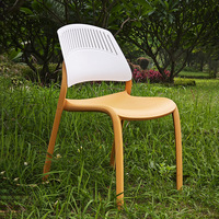 Chaise en plastique moderne, portable, pour mariage, événement, fête, chaise de salle à manger robuste et colorée en PP, pour la location