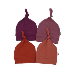 Gorro de bebé de punto de invierno Unisex para recién nacidos, bebés, niños pequeños, gorro cálido con cierre de cubo para niños, gorro con tela de costilla, Baberos para bebés - Product Image 4