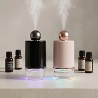 Nouveauté - Diffuseur de parfum pour voiture - Portable - 100 ml - Huile essentielle - Aromathérapie - Diffuseur d'arômes - Purificateur d'air pour voiture