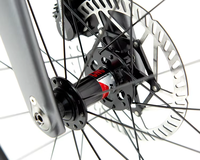 Vélo de route R5pro entièrement en carbone 700C, roues en carbone Wave 50 mm, 24 vitesses, freins à disque hydrauliques SENSAH, boîtier de pédalier T47, axe traversant, 9,1 kg, vélos aérodynamiques
