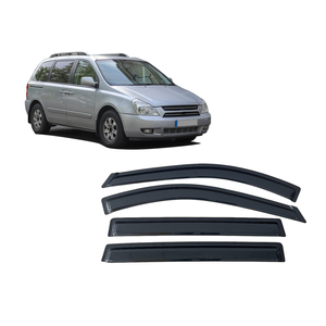 สำหรับ <span class=keywords><strong>KIA</strong></span> <span class=keywords><strong>CARNIVAL</strong></span> 2006-2013 ชุดบังแดดข้างประตู 5 ประตู ป้องกันฝนและลม  ติดตั้งภายนอก - Product Image 1