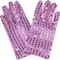 Gants pour enfants à paillettes tendance, pour les concours de danse, brillants, pour chanter, fête de Noël, gants délicats pour enfants, doigts entiers