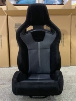 Sièges baquets universels de luxe OEM en PVC pour voiture, style Recaro Sportster CS, haute qualité, confortables, avec rails