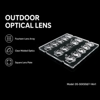 Lampu Wall Washer LED OSYS-Optics IP65 PC Tahan Air untuk Luar Ruangan, Lampu Linear untuk Fasad Bangunan, Lanskap Eksterior, dan Aksen Dekorasi