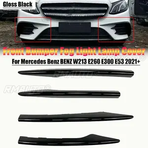 4 Piezas de Cubiertas Decorativas para Faros Antiniebla Delanteros para Mercedes Benz 2021+ W213 E260 E300 E53, Divisores de Faros Antiniebla, Accesorios Exteriores - Product Image 1