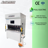 Prensa Plegadora CNC Servoeléctrica Completa de 60T/1600mm, Precisión de ±0.01mm, Industria 4.0, Libre de Mantenimiento (Mini. 3 Toneladas (200 mm)