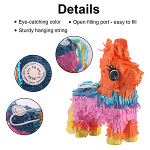 Nicro Kid Party, vente en gros à bas prix, fabrication de jouets personnalisés, conception de mini piñatas âne, <span class=keywords><strong>licorne</strong></span>, lama pour <span class=keywords><strong>anniversaire</strong></span> - Product Image 3