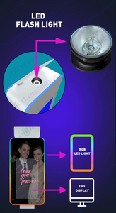 Cabina de Fotos con Espejo Mágico, Espejo Selfie, Cabina de Fotos DSLR, Pantalla Táctil de 21.5 Pulgadas, Impresión de Fotos en Autoservicio, Kiosco Photobooth - Product Image 5