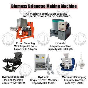 Presse à briquettes de bois personnalisable 150*60mm, machine à briquettes de paille et de biomasse - Product Image 6