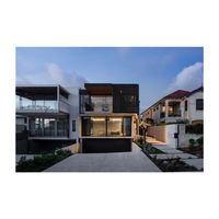 Maison de conteneur à faible coût de villa portable de luxe en Chine avec matériau de panneau sandwich étanche