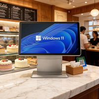 Système de point de vente tout-en-un DiligenCe DC-1508 15,6 pouces Full HD avec écran tactile capacitif pour restaurants Windows/Android/Linux 4 Go DDR3 16/32 Go