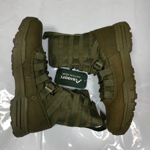DFJB03 Asiaon OD green Black Canvas Lightweight Breathable Tactical Training Jungle <b>Boots</b> - Product Image 2