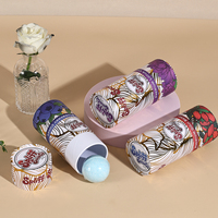 Bombes de bain de luxe, boules, éponge, cylindre rond, boîte en papier personnalisée, Pantone CMYK, revêtement doré UV, tube en papier d'emballage