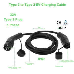 OEM Goodlink สายชาร์จ EV อเนกประสงค์22KW สามเฟสประเภท2เพื่อพิมพ์2วัสดุ TPU สำหรับ BMW/audi/ford/tesla/xpeng/toyota - Product Image 4