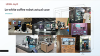 Distributeur automatique de café commercial en libre-service avec bras robotique à 6 axes LM3, paiement par code QR et carte