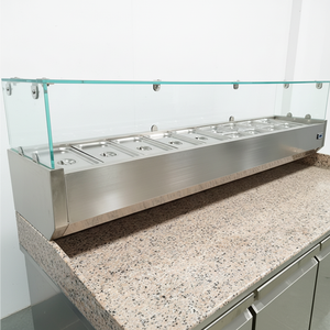 <span class=keywords><strong>Comptoir</strong></span> réfrigéré à compresseur multi-compartiments pour la préparation des aliments - Product Image 3