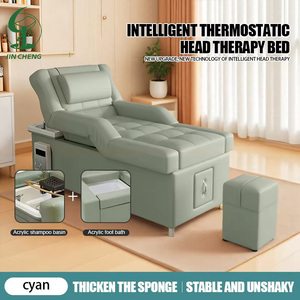 Fauteuil de Soin Tête et Pédicure Jincheng pour Salon, Lavage, Massage, Dossier Électrique Relevable, Shampoing et <span class=keywords><strong>Spa</strong></span> - Product Image 3