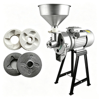 Moulin Électrique Polyvalent pour Grains Secs/Humides – Idéal pour Farine de Riz, Maïs, Lait de Soja, Beurre de Cacahuète – Machine à Moudre le Riz