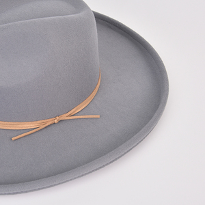 Unisex trang trại Fedora mũ với vành rộng cứng và thiết kế ban nhạc 100% <span class=keywords><strong>polyester</strong></span> len cảm thấy sang trọng tùy chỉnh đầy màu sắc chapeau - Product Image 2