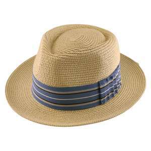 Nouveau <span class=keywords><strong>Chapeau</strong></span> Fedora Décontracté en <span class=keywords><strong>Paille</strong></span> pour Homme – Protection Solaire Printemps-Été – Collection Jazz Tendance - Product Image 4