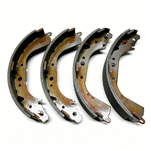 04495-60070 Rear Brake Shoe Kit for Land Cruiser 70 80 <b>Series</b> HZJ80 FZJ80 Replacement Drum Brake Shoes - Product Image 1