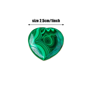 Vente en gros d'objets artisanaux en cristal, cœur en <span class=keywords><strong>malachite</strong></span> naturelle sculpté, guérison par le Reiki, décoration <span class=keywords><strong>de</strong></span> <span class=keywords><strong>la</strong></span> maison, méditation, fabrication <span class=keywords><strong>de</strong></span> bijoux spirituels, bricolage - Product Image 2
