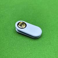 Support de craie Tawum avec clip, boîte de rangement pour poudre Taom, magnétique, silencieux, multicolore, emballage rond, pour billard