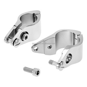 Herraje marino de acero inoxidable para toldo de barco, con riel deslizante articulado y pasador para toldo bimini - Product Image 2
