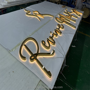 3D Acrylic ánh sáng lên biểu tượng tùy chỉnh dấu hiệu điện tử quảng cáo Chiếu Sáng Ngoài Trời ánh sáng LED thư cửa hàng kinh doanh dấu hiệu phía trước - Product Image 4