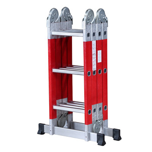 <span class=keywords><strong>Escalera</strong></span> Multifuncional de Fibra de Vidrio 4 x 3, 3.7 <span class=keywords><strong>m</strong></span>, <span class=keywords><strong>Escalera</strong></span> Plegable de Unión Grande, <span class=keywords><strong>Escalera</strong></span> Recta Multiusos de FRP - Product Image 4