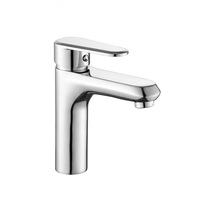 Robinet de lavabo monotrou moderne et minimaliste haut de gamme avec cartouche céramique pour salle de bain