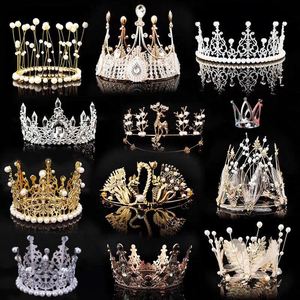 Vente en gros de couronnes en alliage or/argent, bouquet de fleurs fait main, décoration de gâteau d'anniversaire, accessoires floraux - Product Image 5