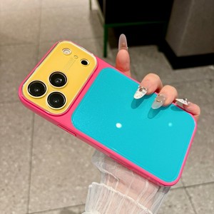Funda para teléfono móvil con logo OEM en colores contrastantes, estilo Dopa Mine, para iPhone 18 17 16 15 14 Pro Max, cubierta trasera acrílica brillante, venta al por mayor - Product Image 2