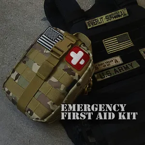 Taktischer Notfall-Überlebens-Kit, Reisetasche, Camping, Trauma-Überlebens, Erste-Hilfe-Ausrüstung mit medizinischen Vorräten, Fabrik verkauf