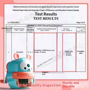 Taille-crayon mécanique en plastique pour enfants, élèves du primaire, manivelle manuelle, cadeau - Product Image 4