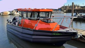 Phúc âm 7.5m đi bộ xung quanh nhôm thuyền đánh cá seaking dễ dàng Craft trung tâm cabin tàu tuần dương nhôm thuyền đánh cá CE giấy chứng nhận - Product Image 3