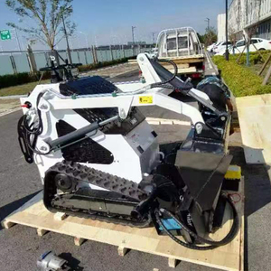 FREE SHIPPING Cheap New Small <strong>Mini</strong> Small Garden <strong>Loader</strong> Track <strong>Mini</strong> <strong>Skid</strong> <strong>Steer</strong> <strong>Loader</strong> With Bucket Trencher Rotary Plow - Product Image 6