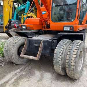 Excavadora Doosan de ruedas, excavadora de segunda mano Doosan DH130W DH150W DX150W DH210W, máquina excavadora de segunda mano en stock para la venta - Product Image 4