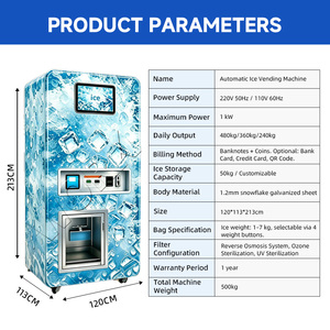 Solution de distribution de glace YISO robuste pour un fonctionnement continu avec prise en charge de plusieurs modes de paiement SDK pour les petites entreprises - Product Image 2