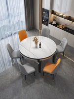 Ensemble table et chaises télescopiques XY en bois massif, style moderne et luxueux, pour restaurants et hôtels