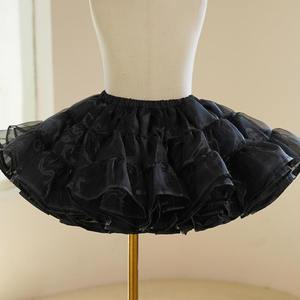Bustle Jupon pour Cosplay Maid Lolita Désossé Hoop Jupe Moelleux Tulle Jupon <span class=keywords><strong>Princesse</strong></span> <span class=keywords><strong>Robe</strong></span> Bouffée Slip Tous Les Jours À Volants - Product Image 1