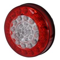 Feu arrière LED 24V homologué E-MARK pour camion, remorque, camping-car, feu de signalisation rond LED, feu stop