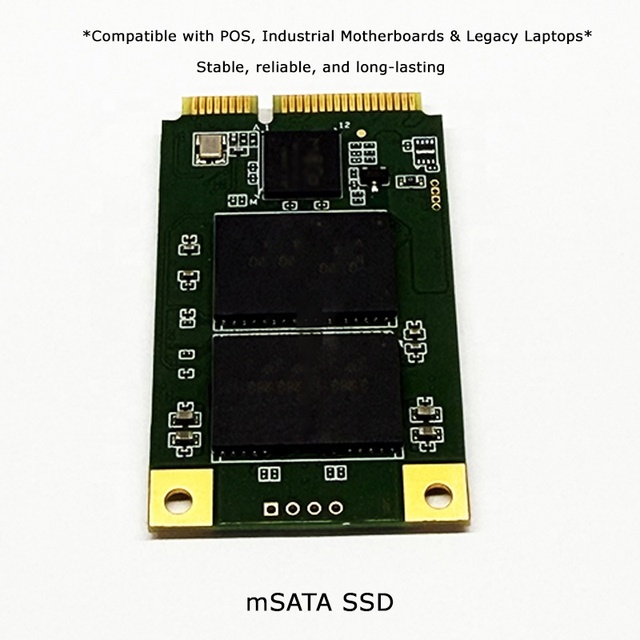 Internal Msata Ssd Slim Design Embedded System Professional Grade Versatile Use Compact Size for Computer Server Embedded