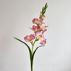 Orchidées artificielles en caoutchouc souple 2026, fleurs décoratives haut de gamme pour arrangement floral de salon - Product Image 6