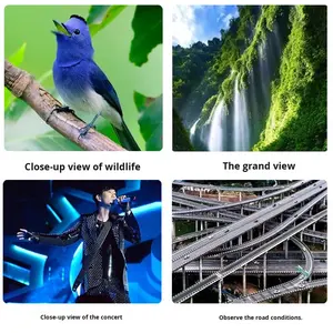 Telescopio Portátil de Mano de Alta Magnificación 4x con Zoom de Alta Definición, Enfoque Manual y Múltiples Objetivos para Exteriores - Product Image 3