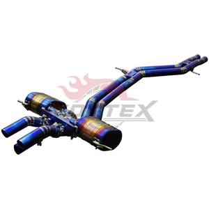 Échappement Catback VORTEX en Titane Bleu Brûlé Valvetronic pour Lamborghini Urus 2018-2025 Son de Course Fixation Directe - Product Image 4