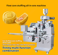 Machine de formage et d'enrobage multifonctionnelle intelligente pour la fabrication de mochi de boulangerie, machine de production de mochi de boulangerie, machine de remplissage de flux de production